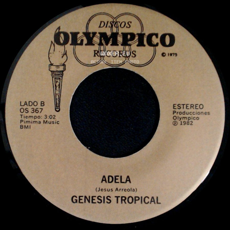 Genesis Tropical - Querido Amigo / Adela side B