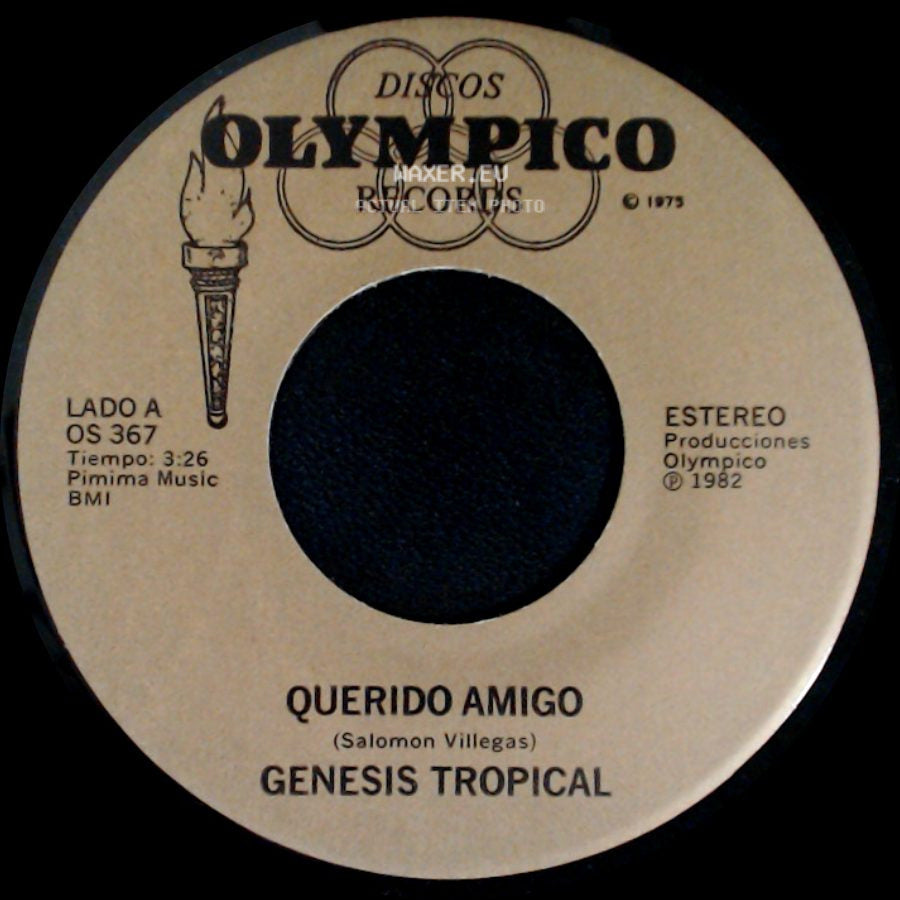 Genesis Tropical - Querido Amigo / Adela side A