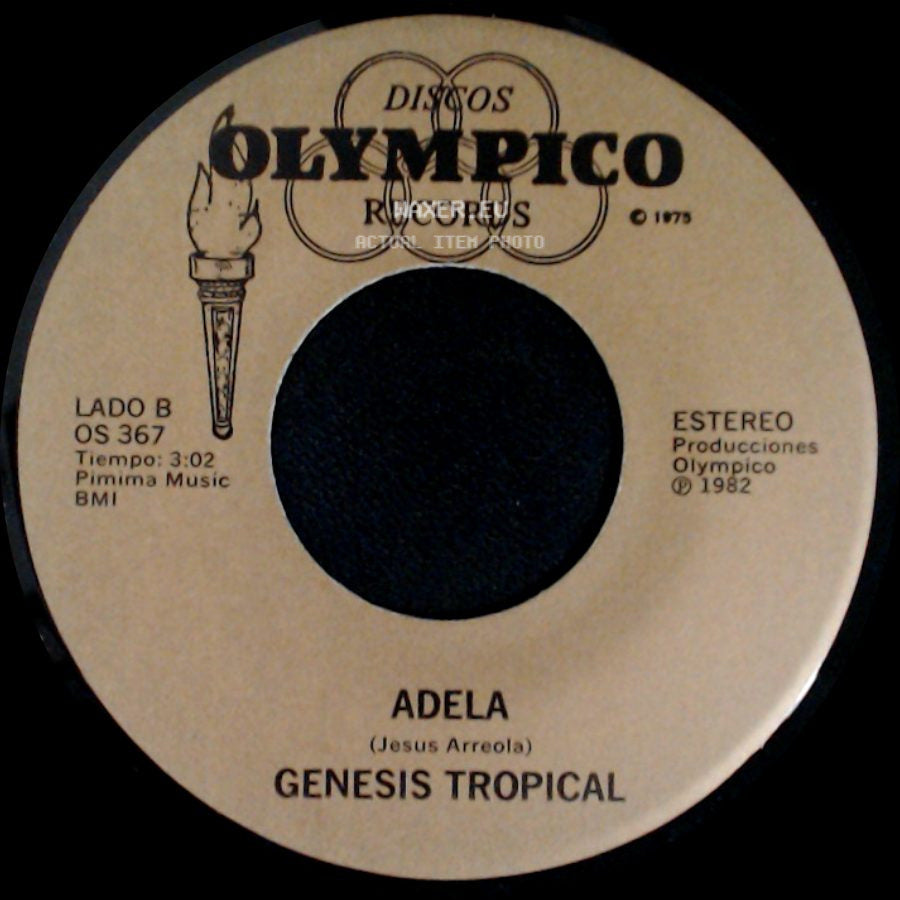 Genesis Tropical - Querido Amigo / Adela side B