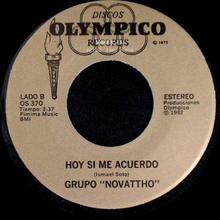 Grupo "Novattho" - Engreida / Hoy Si Me Acuerdo side B