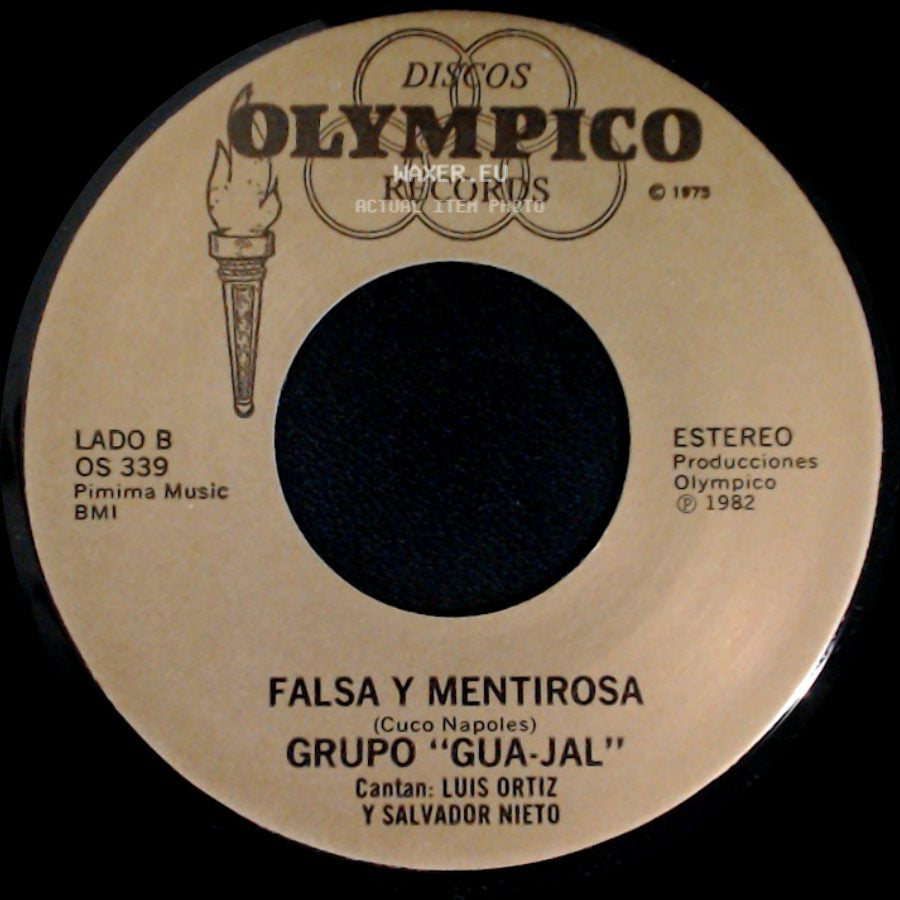 Grupo "Gua-Jal" - La De Los Ojos Azules / Falsa Y Mentirosa side B