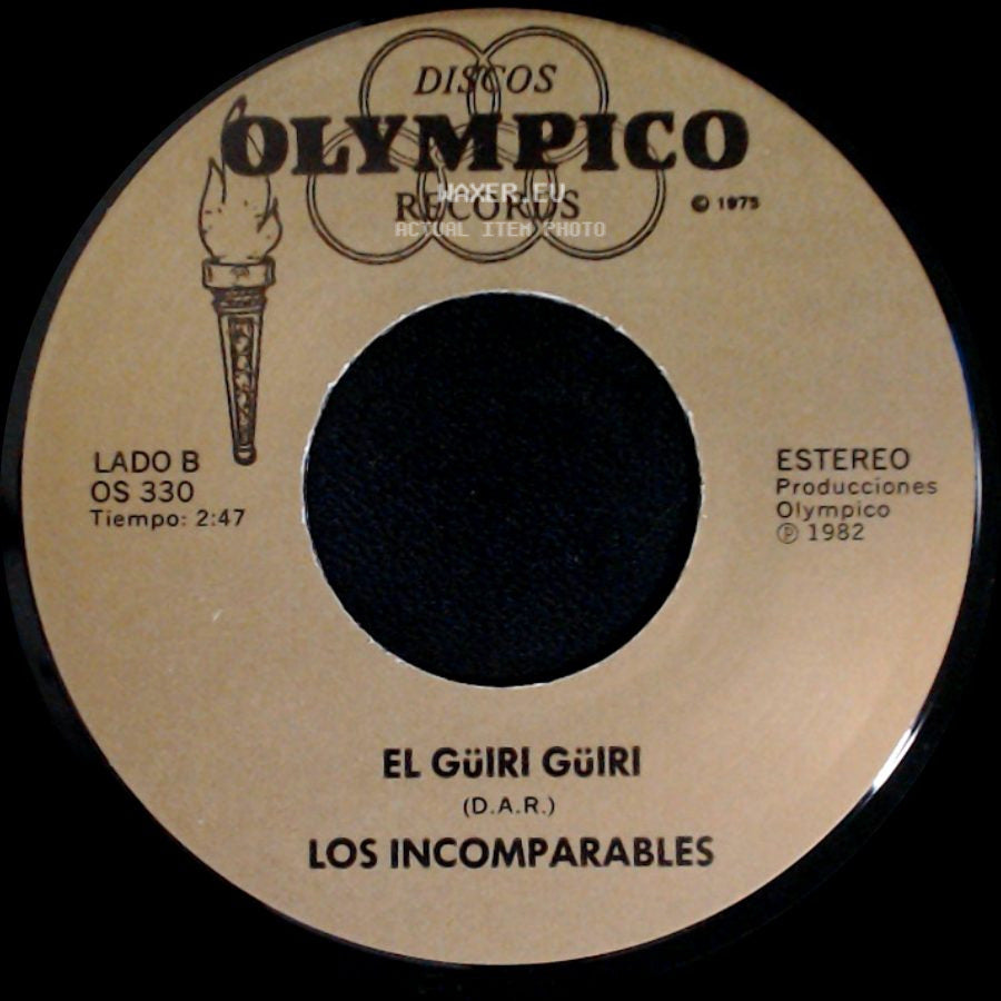 Los Incomparables - Mi Gusto Es / El Güiri Güiri side B