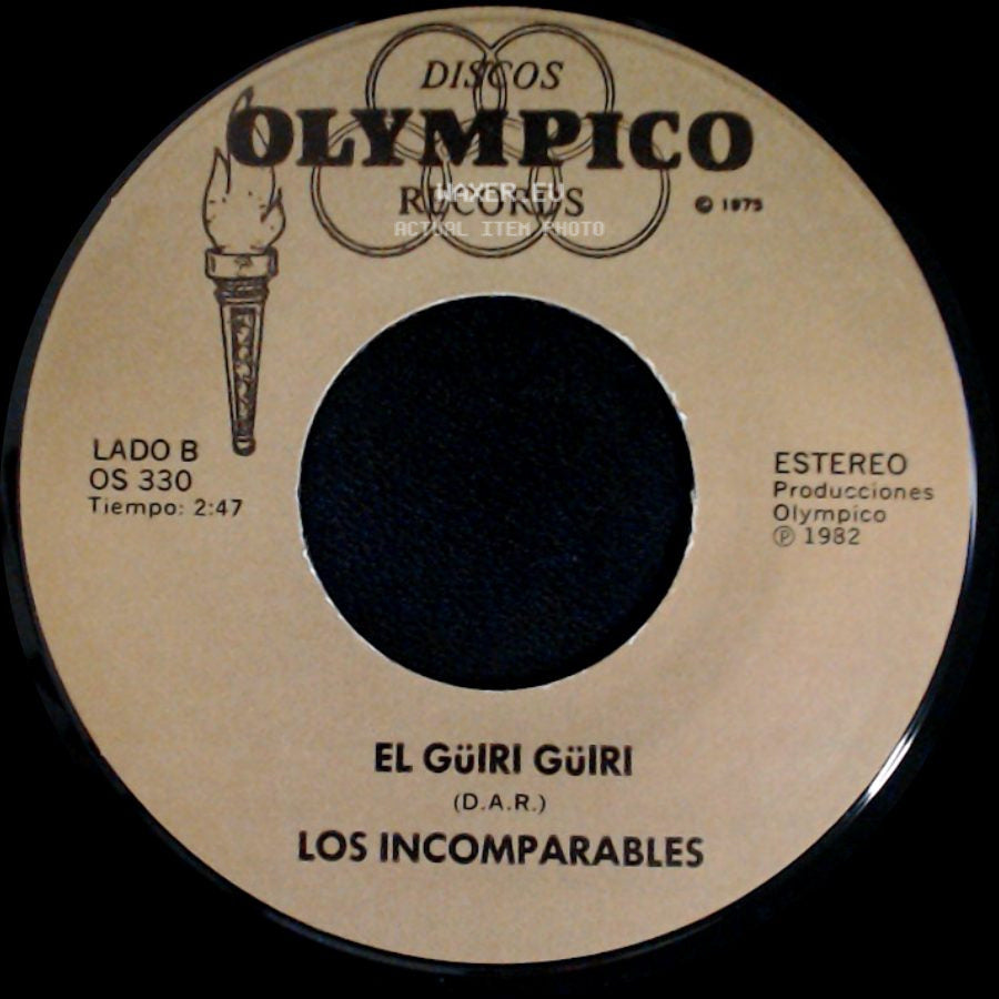 Los Incomparables - Mi Gusto Es / El Güiri Güiri side B