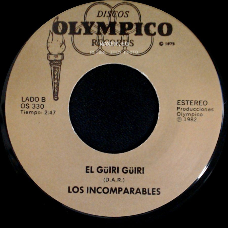 Los Incomparables - Mi Gusto Es / El Güiri Güiri side B