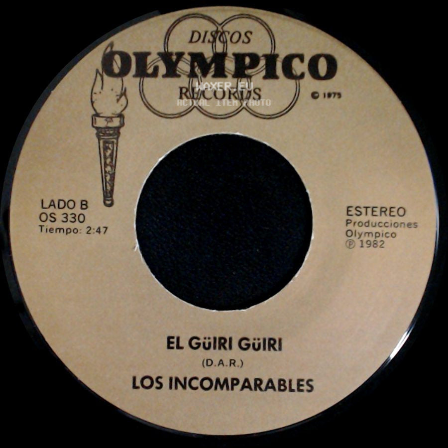 Los Incomparables - Mi Gusto Es / El Güiri Güiri side B