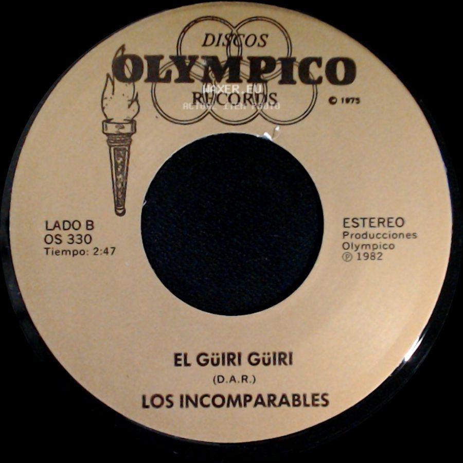Los Incomparables - Mi Gusto Es / El Güiri Güiri side B