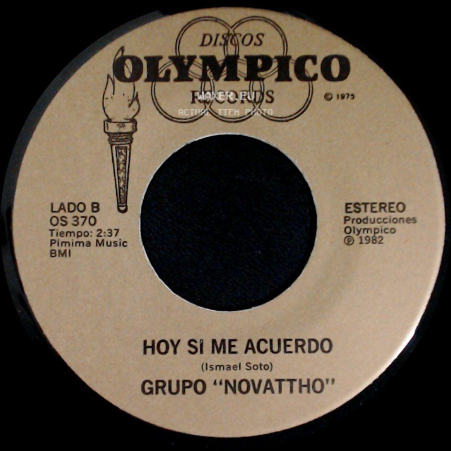 Grupo "Novattho" - Engreida / Hoy Si Me Acuerdo side B