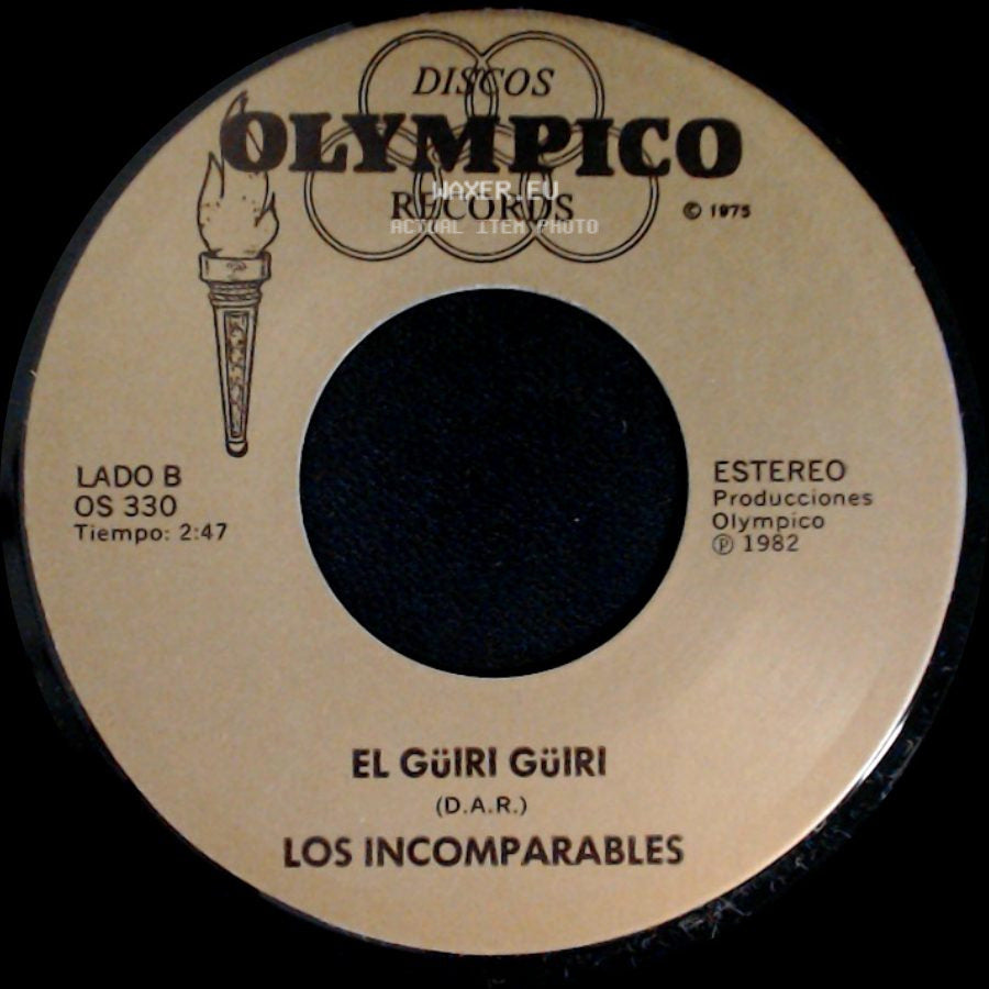 Los Incomparables - Mi Gusto Es / El Güiri Güiri side B
