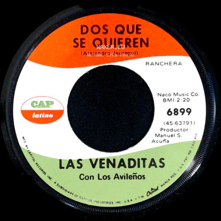 Las Venaditas / Las Venaditas Con Los Avileños - Historia De Un Preso / Dos Que Se Quieren side B