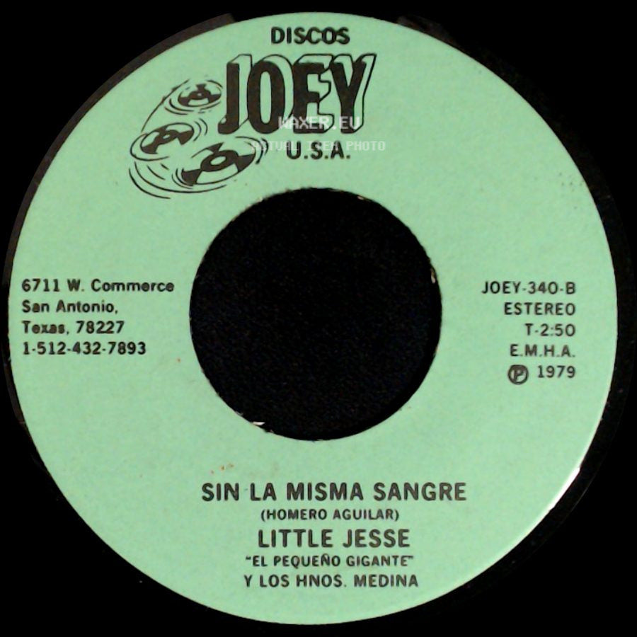 Little Jesse Y Los Hnos. Medina / Little Jesse 'el Pequeño Gigante' Y Los Hnos. Medina - Mama Solita / Sin La Misma Sangre side B