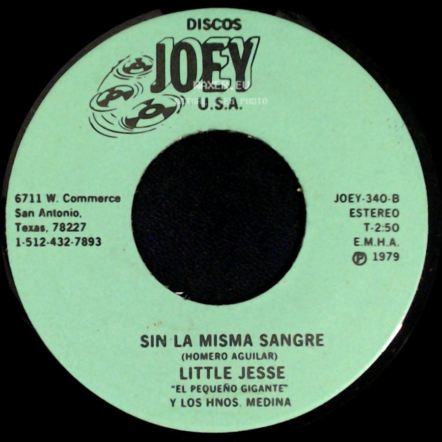 Little Jesse 'el Pequeno Gigante' Y Los Hnos. Medina - Mama Solita / Sin La Misma Sangre side B