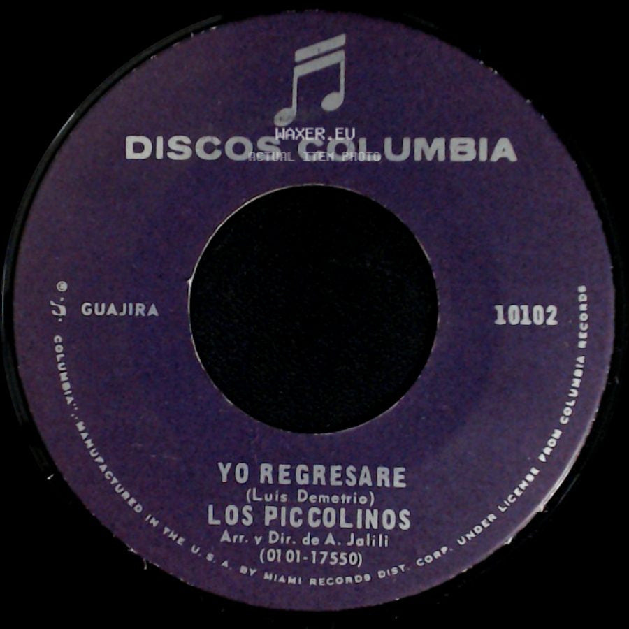 Los Piccolinos - Yo Regresare / Volvere side A