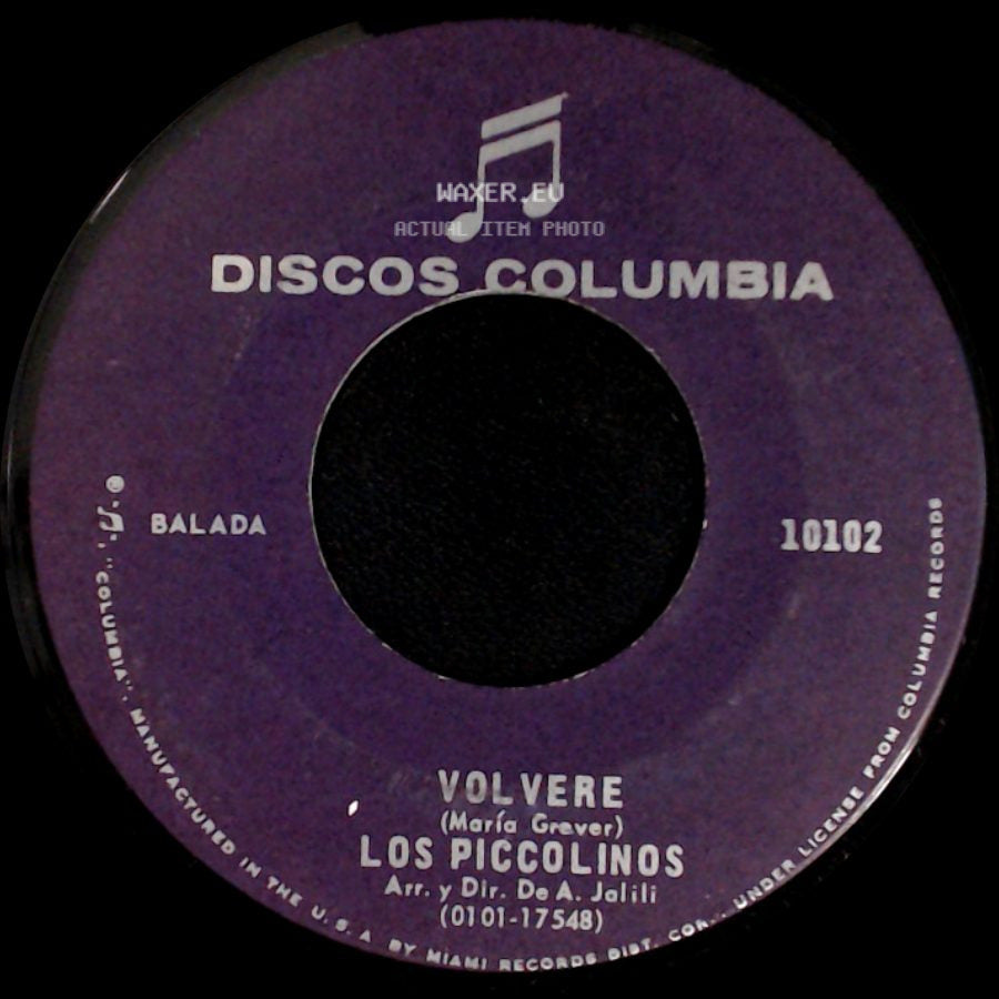 Los Piccolinos - Yo Regresare / Volvere side B