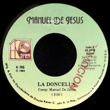 Manuel De Jesus - La Doncella / La Revancha side A