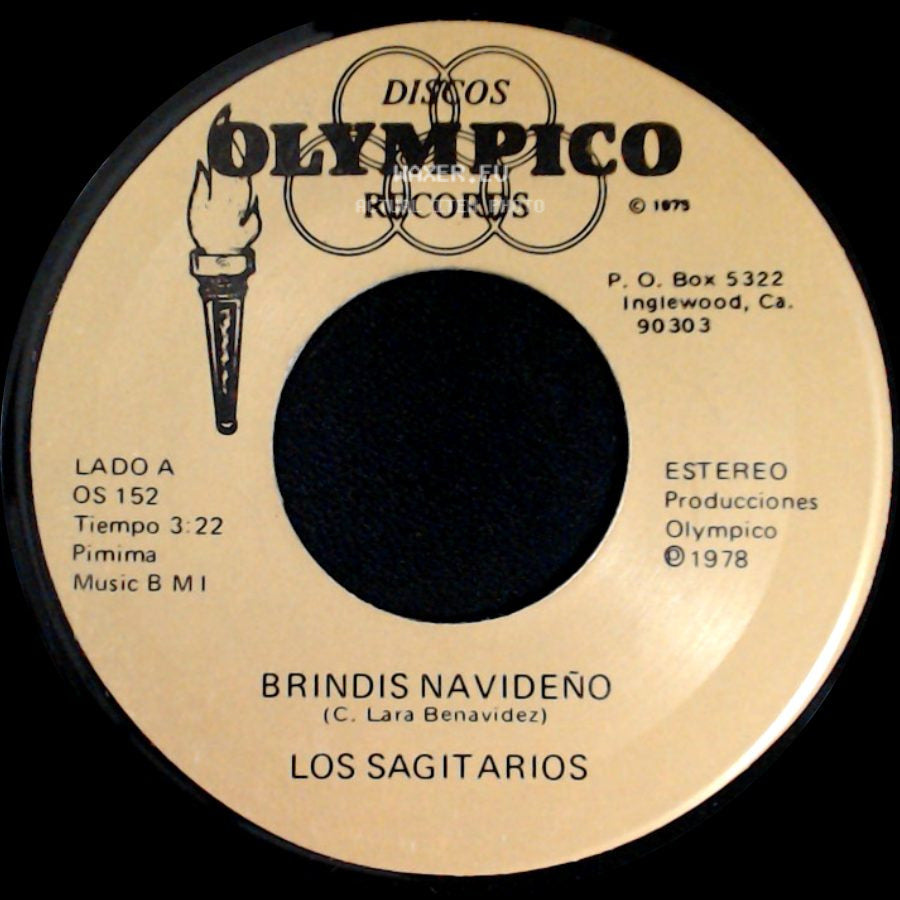 Los Sagitarios - Brindis Navideño / Pero Te Vas side A