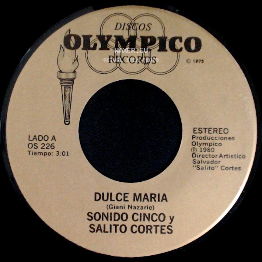 Sonido Cinco Y Salito Cortes - Dulce Maria / Momentos side A