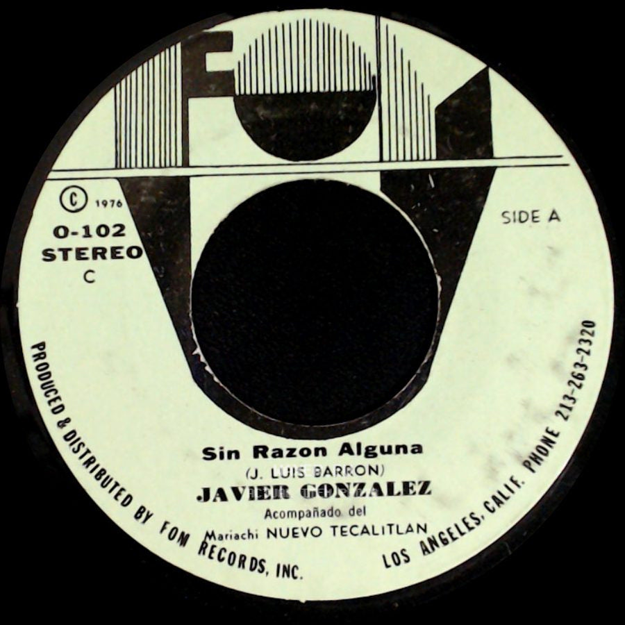 Javier Gonzalez - Sin Razon Alguna / Portate Bien side A