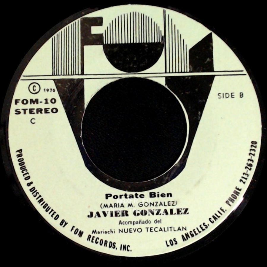 Javier Gonzalez - Sin Razon Alguna / Portate Bien side B