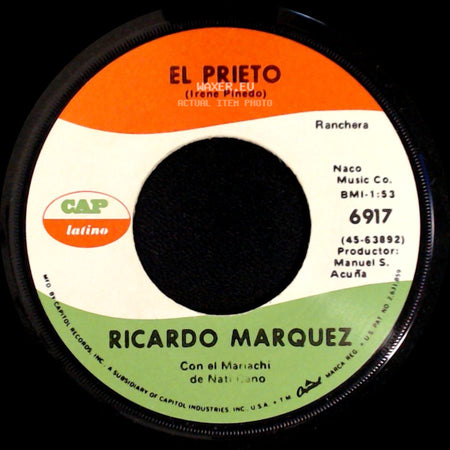 Ricardo Marquez - Como De La Tierra Al Sol / El Prieto side B