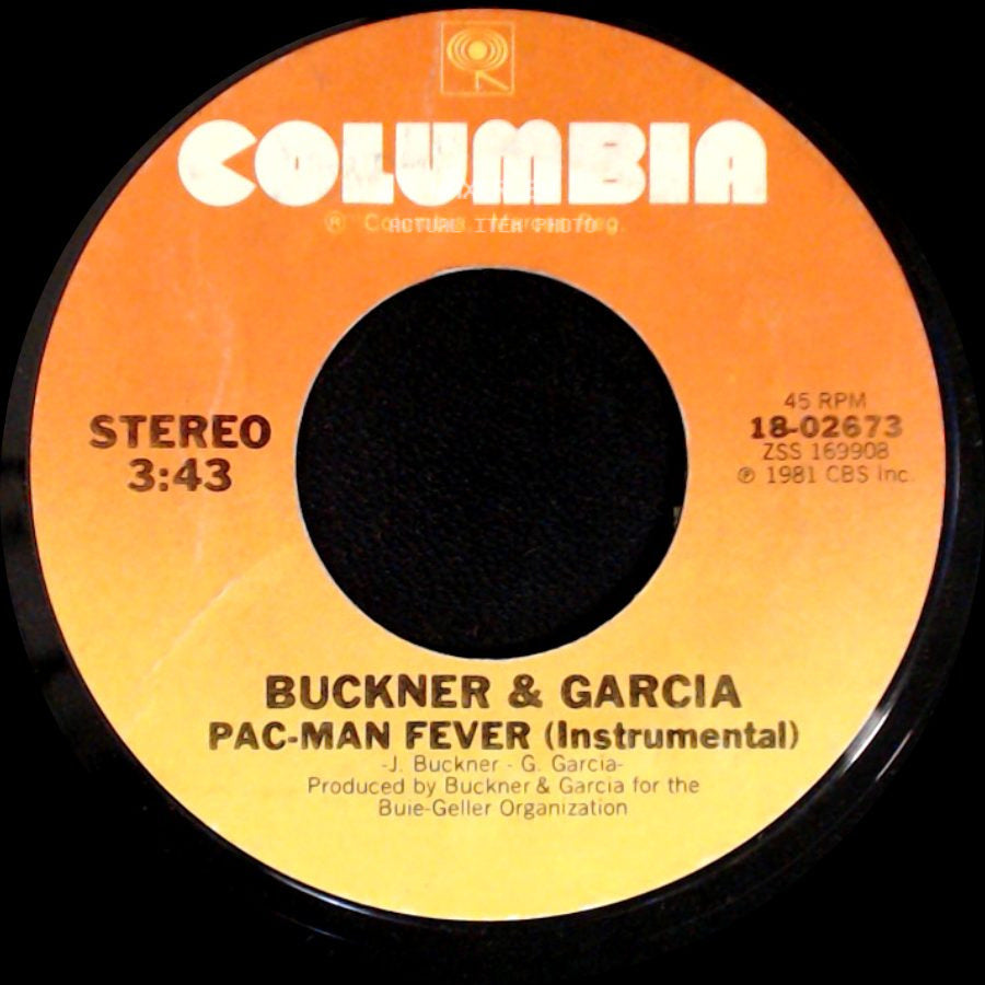 Buckner & Garcia - Pac-Man Fever (Instrumental) / Pac-Man Fever side A
