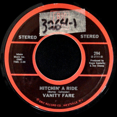 Vanity Fare - Early In The Morning / Hitchin' A Ride side B