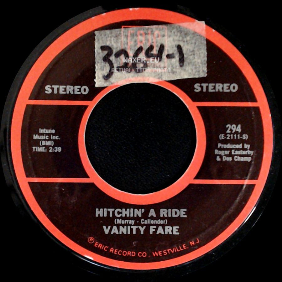 Vanity Fare - Early In The Morning / Hitchin' A Ride side B