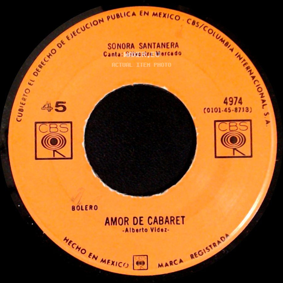 Sonora Santanera - Amor De Cabaret / Luces De Nueva York side A