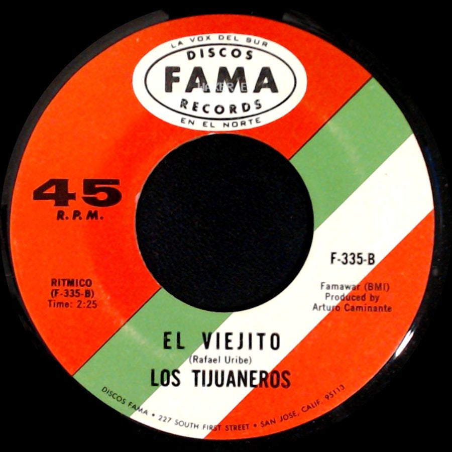 Los Tijuaneros - Vuelve A Mi / El Viejito side B