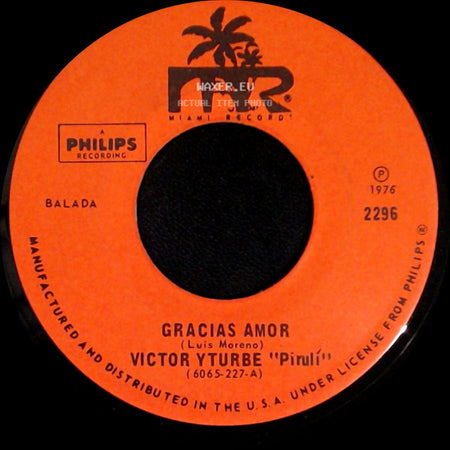 Victor Yturbe "Pinuli" - Que Pena / Gracias Amor side B