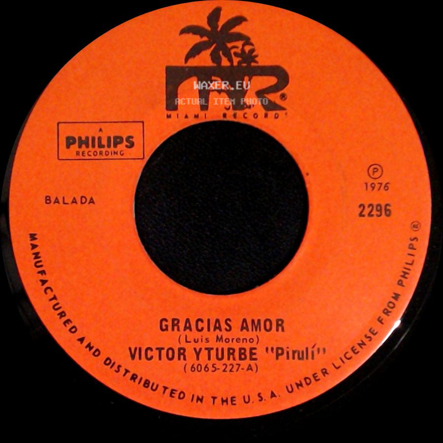 Victor Yturbe "Pinuli" - Que Pena / Gracias Amor side B