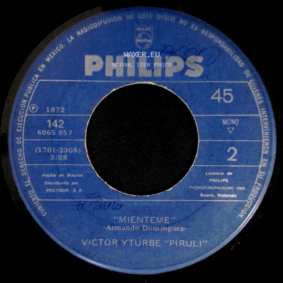 Victor Yturbe "Piruli" - Mienteme / Veronica side A