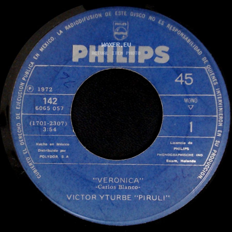 Victor Yturbe "Piruli" - Mienteme / Veronica side B
