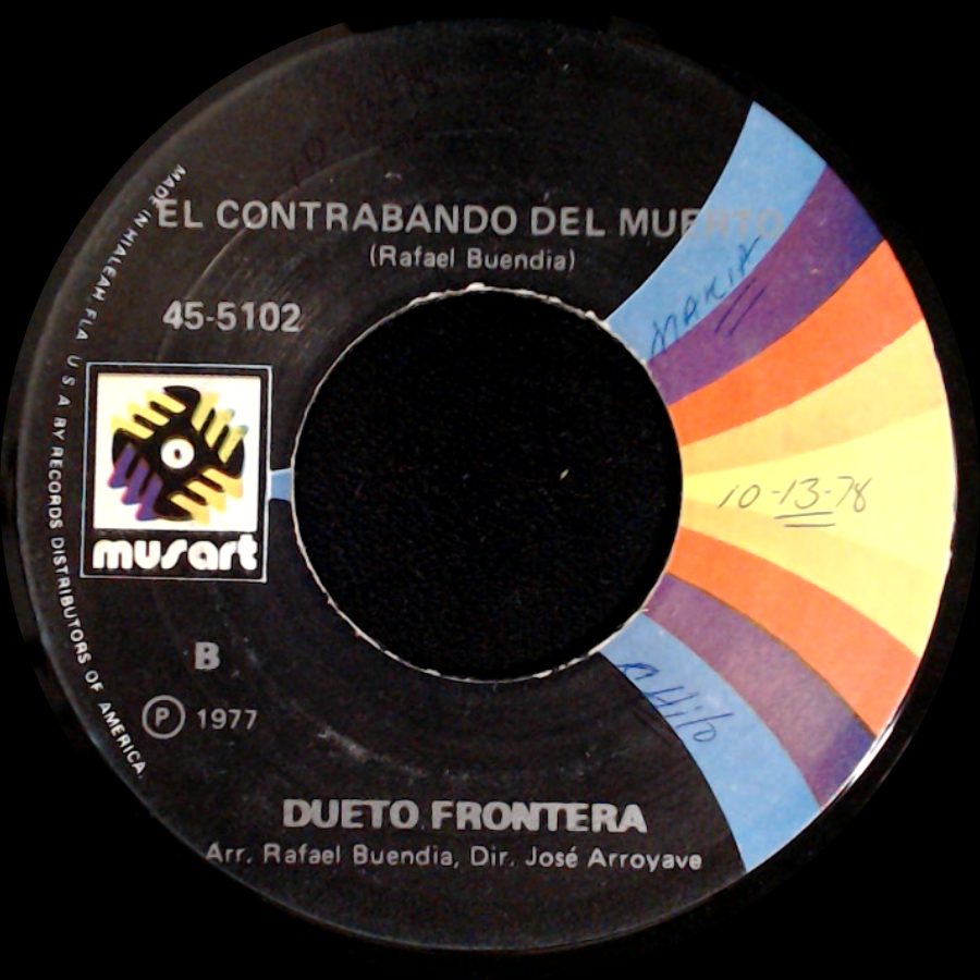 Dueto Frontera - Maldita Soledad / El Contrabando Del Muerto side B