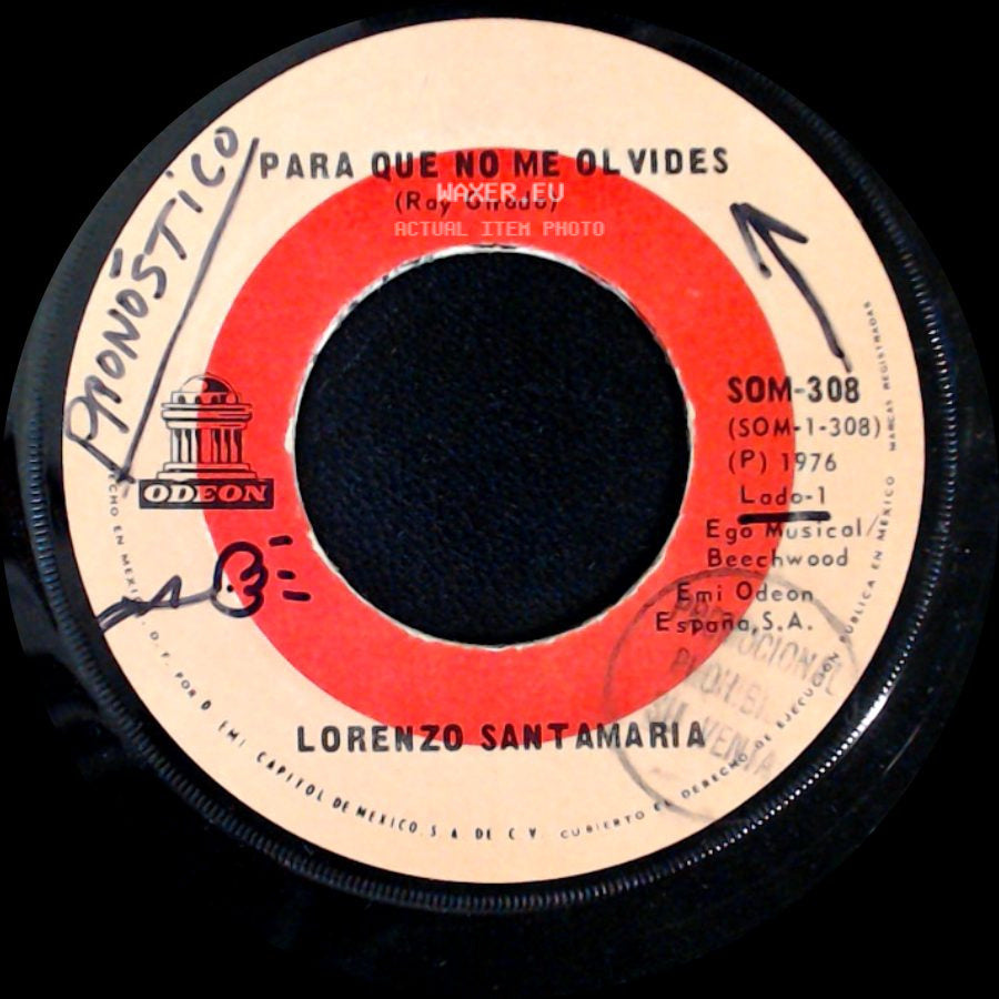 Lorenzo Santamaria - Para Que No Me Olvides / Tiempo side A
