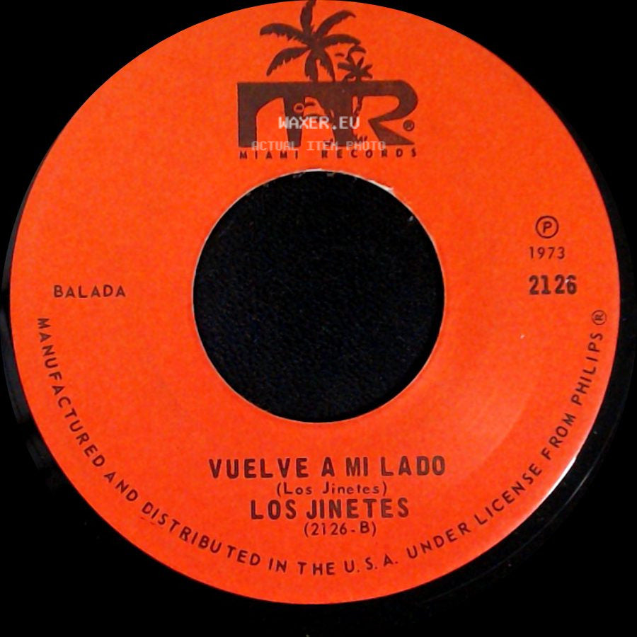 Los Jinetes - Adios, Adios Amor / Vuelve A Mi Lado side B