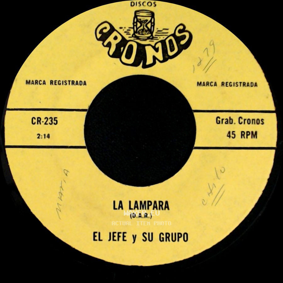 El Jefe Y Su Grupo - La Lampara / Libro De Recuerdos side A