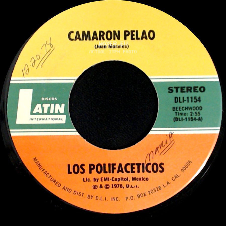 Los Polifaceticos - Camaron Pelao (Juan Morales) / Ocho Palabras side A