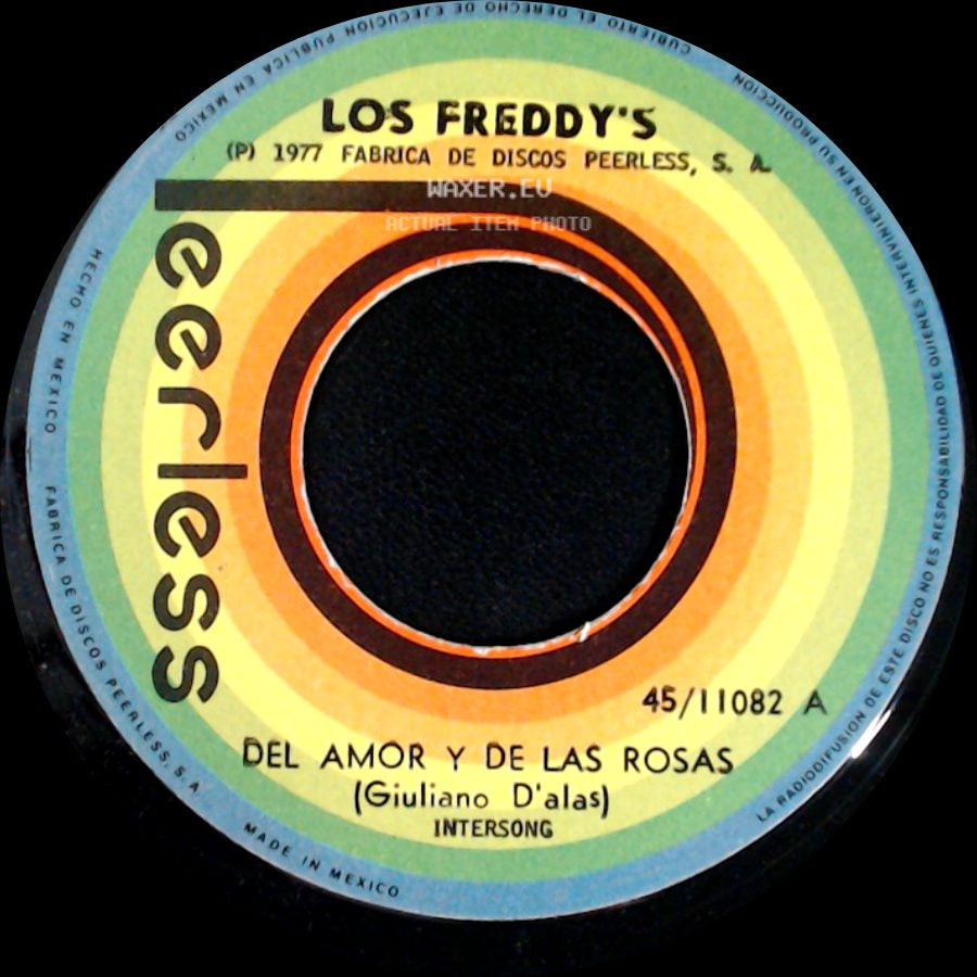Los Freddy's - Del Amor Y De Las Rosas / Mi Nuevo Cariño side A