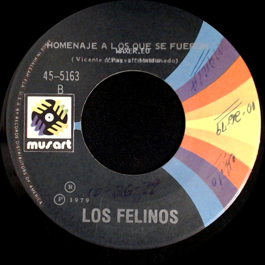 Los Felinos - Morena Tenias Que Ser / Homenaje A Los Que Se Fueron side B