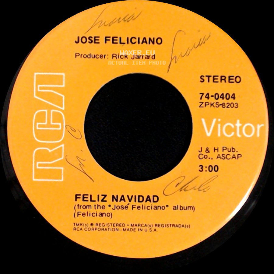 Jose Feliciano - Feliz Navidad / The Little Drummer Boy side A
