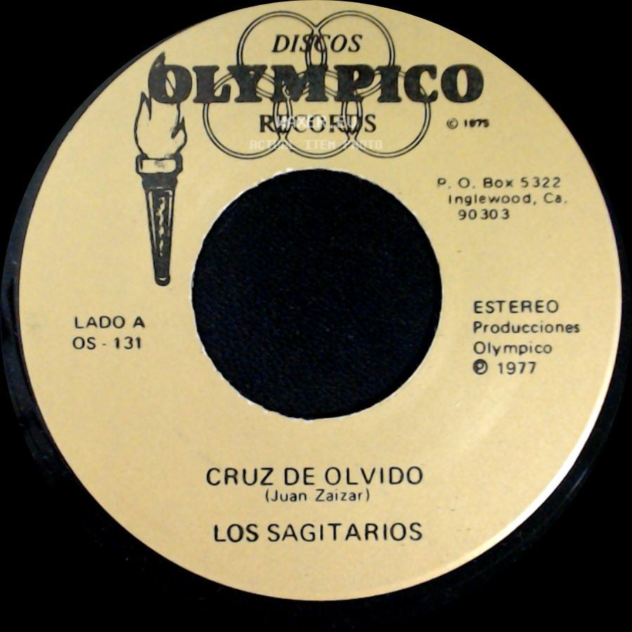 Los Sagitarios - Cruz De Olvido / Adios Amor side A