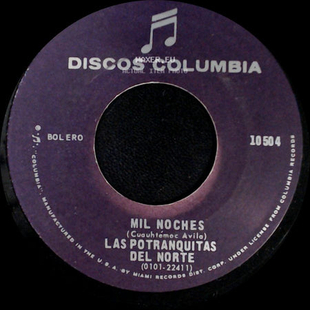 Las Potranquitas Del Norte - Mil Noches / Abre El Corazon side A
