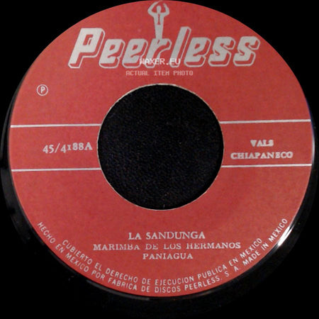 Marimba De Los Hermanos Paniagua - La Sandunga / Las Chiapanecas side A