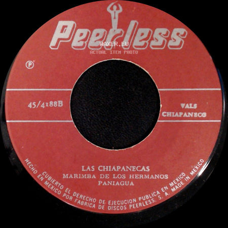 Marimba De Los Hermanos Paniagua - La Sandunga / Las Chiapanecas side B
