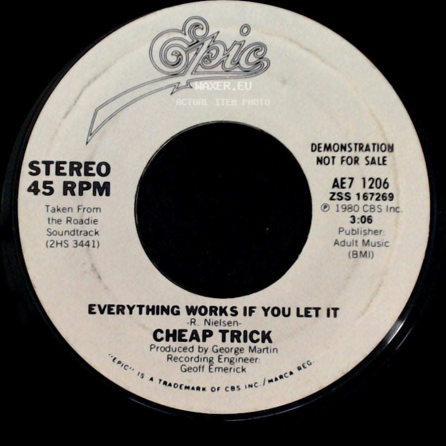 Cheap Trick - Everything Works If You Let It / Everything Works If You Let It side B