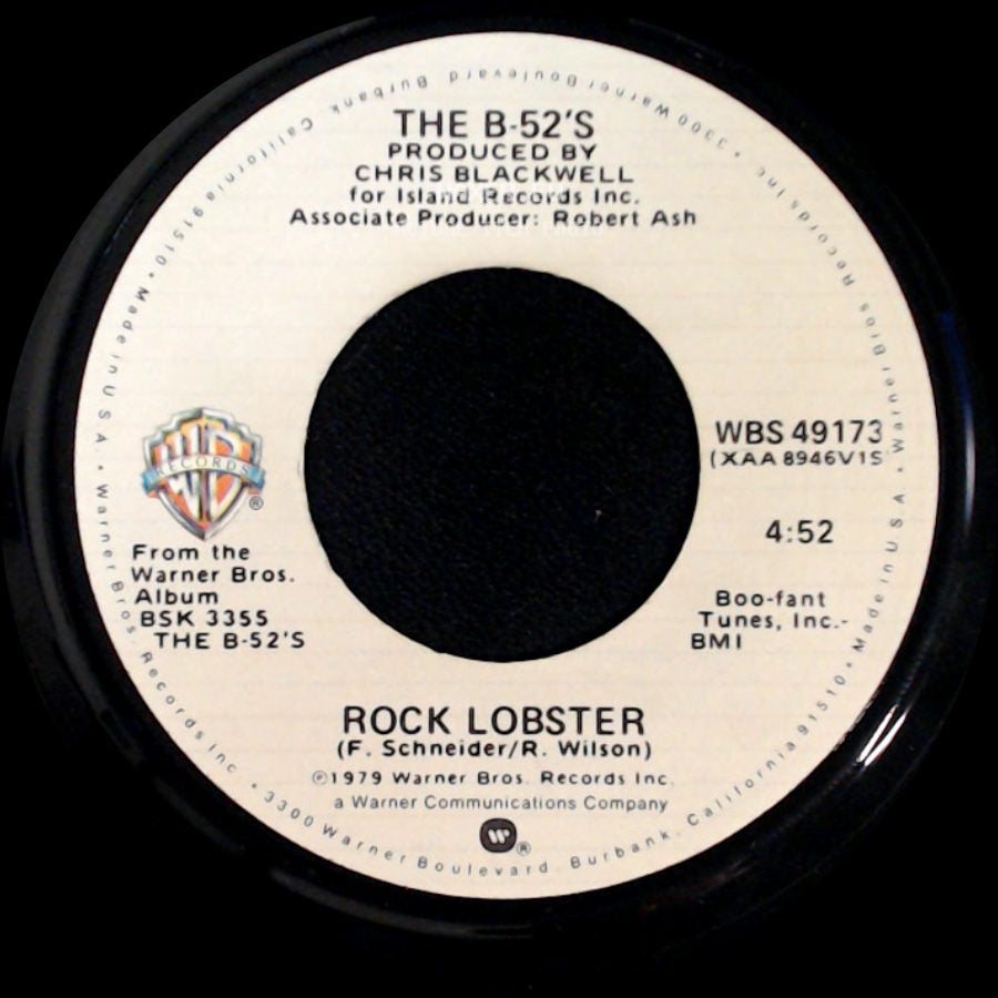 The B-52's - Rock Lobster / Unknown Title B side A