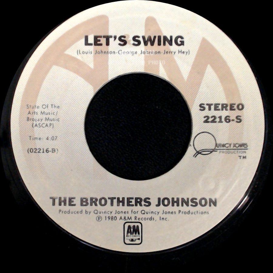 The Brothers Johnson - Stomp! / Let's Swing side B