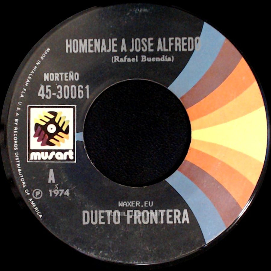 Dueto Frontera - Homenaje A Jose Alfredo / Preso Sin Culpa side A