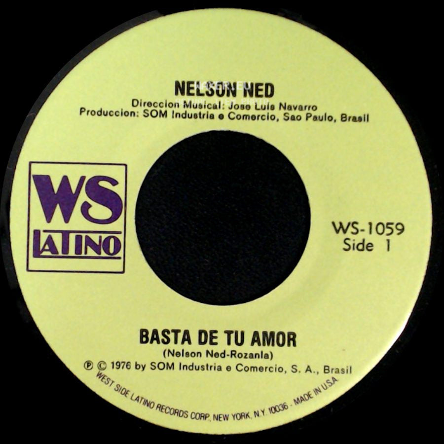 Nelson Ned - Basta De Tu Amor / Como Un Gitano side A