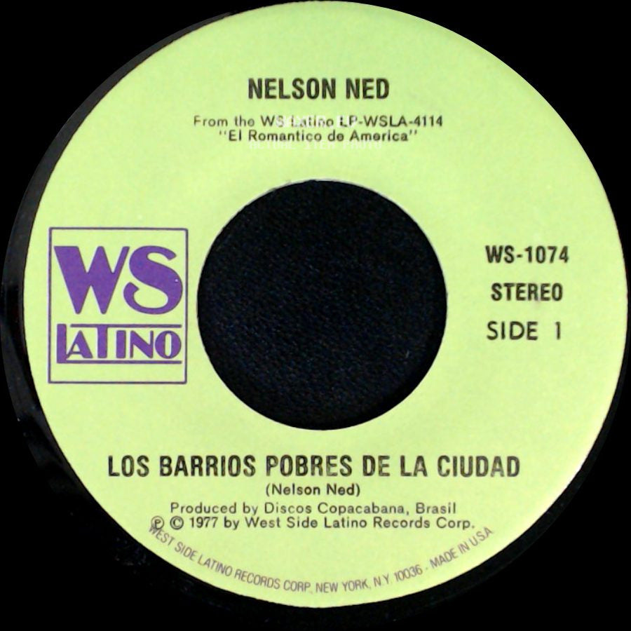 Nelson Ned - Los Barrios Pobres De La Ciudad / Dios Guarde Siempre A Los Niños side A